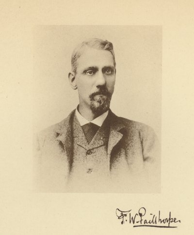 F W Pailthorpe (zdjęcie czarno-białe) autorstwa English Photographer