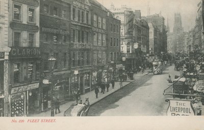 Fleet Street, Londyn autorstwa English Photographer