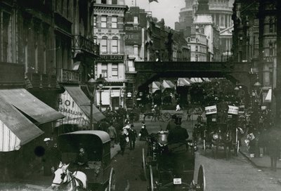 Fleet Street, Londyn autorstwa English Photographer