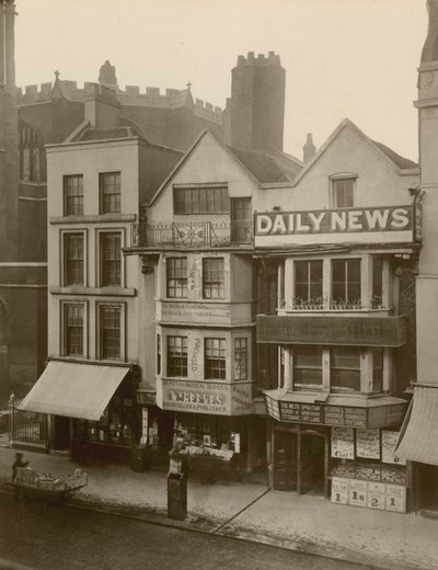 Fleet Street, Londyn; strona północna z 184-186 Fleet Street autorstwa English Photographer
