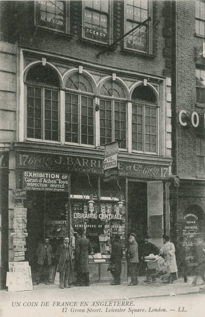 French Bookshop, 17 Green Street, Leicester Square, Londyn autorstwa English Photographer