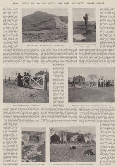 Od Laings Nek do Standerton, emerytura Burów przed Buller autorstwa English Photographer