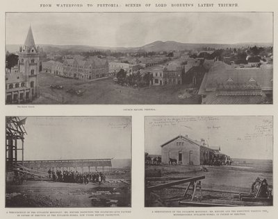 Od Waterford do Pretorii, sceny z najnowszym triumfem Lorda Robertsa autorstwa English Photographer