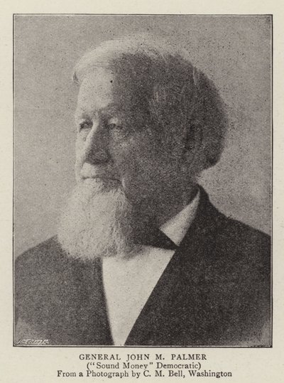 Generał John M Palmer autorstwa English Photographer