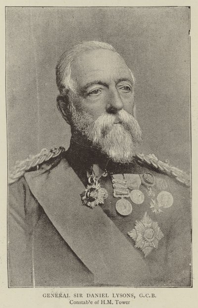 Generał Sir Daniel Lysons, GCB autorstwa English Photographer