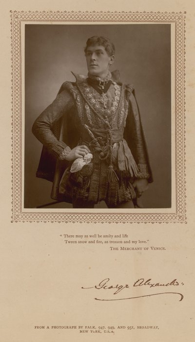 George Alexander, aktor autorstwa English Photographer