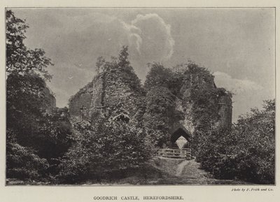 Zamek Goodrich, Herefordshire autorstwa English Photographer