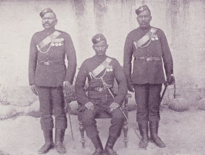 Oficerowie Gurkha autorstwa English Photographer