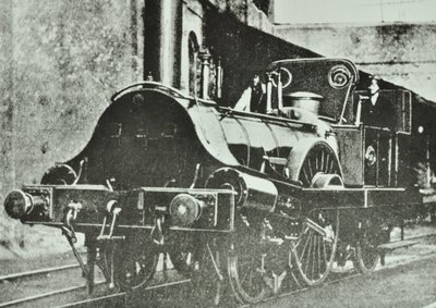 Great Eastern Railway (odcinek Londynu i Blackwall) Lokomotywa czołgowa z jednym kierowcą, 1860 autorstwa English Photographer