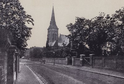 Grove Road i St Judes (zdjęcie czarno-białe) autorstwa English Photographer