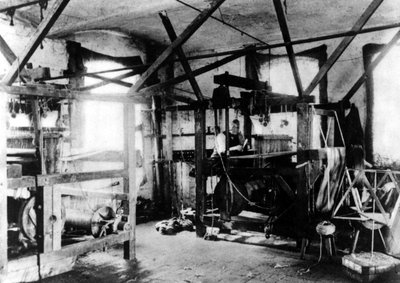 Tkacz krosien ręcznych, Kidderminster autorstwa English Photographer