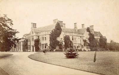 Hannington Hall, Wilts (zdjęcie czarno-białe) autorstwa English Photographer