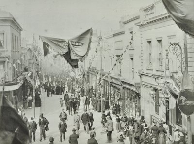 Hare Street: otwarcie promu Woolwich, 1889 autorstwa English Photographer