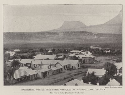 Harrismith, Orange Free State, schwytany przez MacDonalda 4 sierpnia autorstwa English Photographer