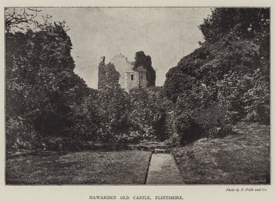 Stary zamek Hawarden, Flintshire autorstwa English Photographer