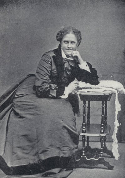 Helen Hunt Jackson (czarno-białe zdjęcie) autorstwa English Photographer