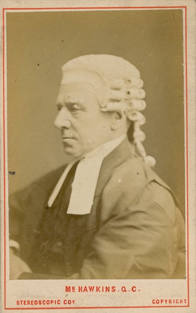 Henry Hawkins QC, 1. baron Brampton autorstwa English Photographer