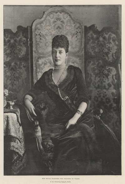 Jej Królewska Wysokość Księżniczka Walii autorstwa English Photographer