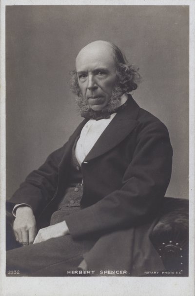 Herbert Spencer (zdjęcie czarno-białe) autorstwa English Photographer