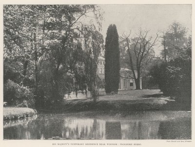 Tymczasowa rezydencja Jego Królewskiej Mości w pobliżu Windsor, Frogmore House autorstwa English Photographer