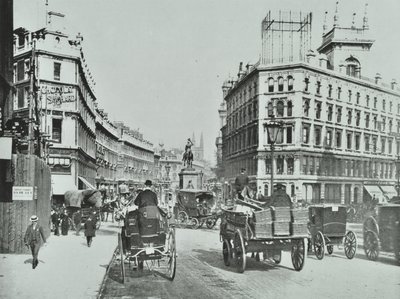Holborn Circus, City of London, 1890 autorstwa English Photographer