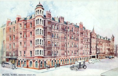 Hotel York, Berners Street, W1 autorstwa English Photographer