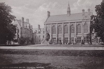 W Grounds Balliol College w Oksfordzie autorstwa English Photographer