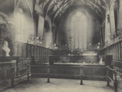 Wnętrze, Exeter Guildhall, Devon autorstwa English Photographer