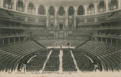 Wnętrze Royal Albert Hall, Londyn autorstwa English Photographer