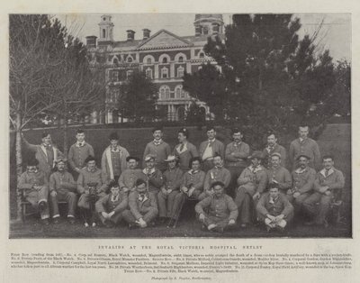 Inwalidzi w Royal Victoria Hospital, Netley autorstwa English Photographer