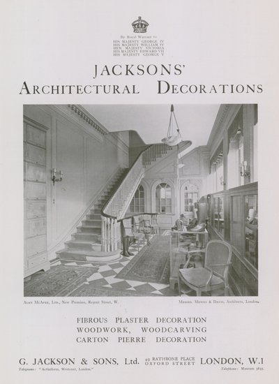 Dekoracje architektoniczne Jacksonów autorstwa English Photographer