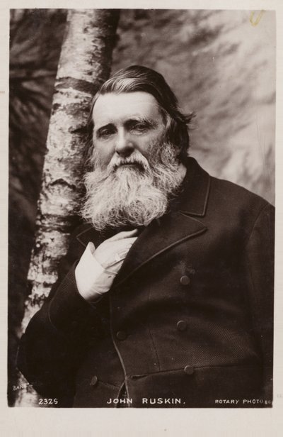 John Ruskin, angielski pisarz, krytyk sztuki, artysta i myśliciel społeczny autorstwa English Photographer