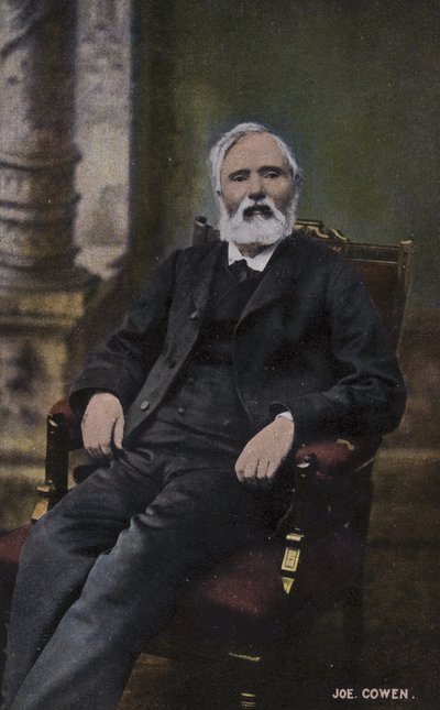 Joseph Cowen, angielski radykalny polityk i dziennikarz (kolorowe zdjęcie) autorstwa English Photographer