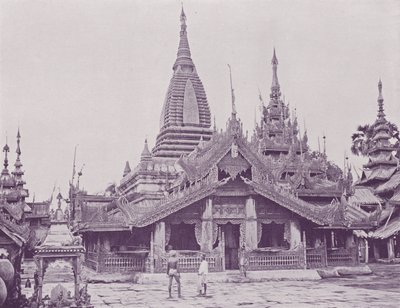Khawn lub Canopy przed Pagodą, Pagan autorstwa English Photographer