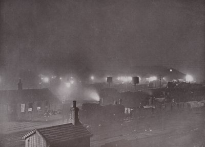 Kings Cross Goods Yard w nocy autorstwa English Photographer