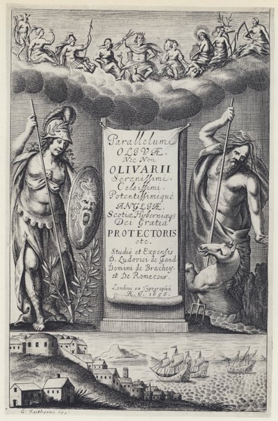 L de Gand, Parallelum Olivae, R I 1656 (zdjęcie czarno-białe) autorstwa English Photographer