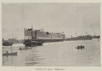Premiera HMS Terrible autorstwa English Photographer