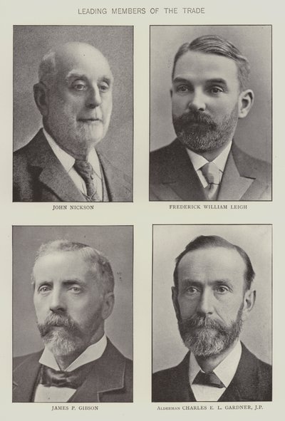 Czołowi przedstawiciele branży spożywczej (zdjęcie czarno-białe) autorstwa English Photographer