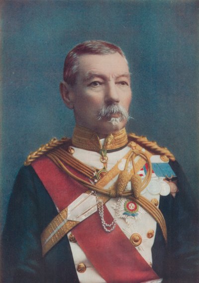 Generał porucznik Sir Drury Drury-Lowe. Pułkownik XVII Ułanów autorstwa English Photographer