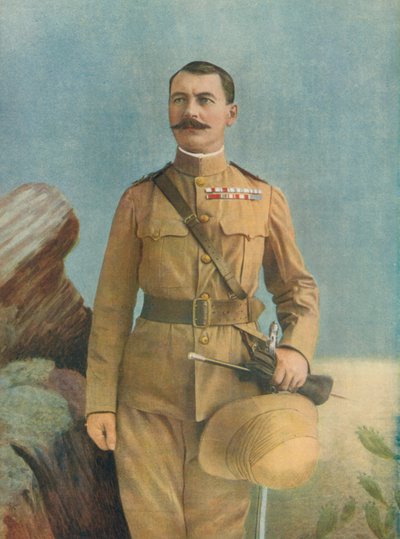 Generał porucznik Sir H. M. L. Rundle, dowódca 8. dywizji południowoafrykańskich sił polowych autorstwa English Photographer