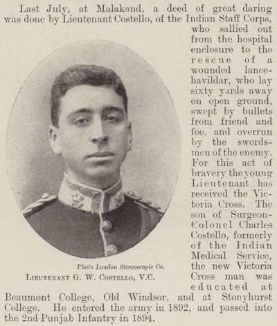 Porucznik G W Costello, VC autorstwa English Photographer