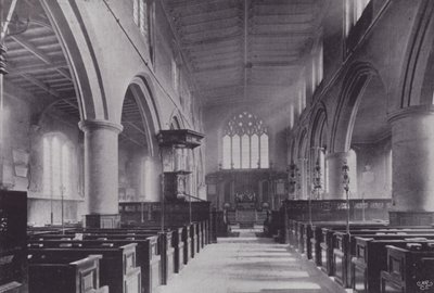 London City Churches: All Hallows, Barking (zdjęcie czarno-białe) autorstwa English Photographer