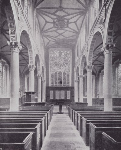 Kościoły miejskie w Londynie: St Katherine Cree (zdjęcie czarno-białe) autorstwa English Photographer