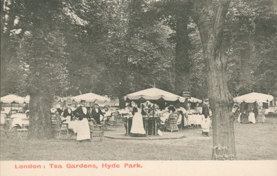 Londyn, ogrody herbaciane, Hyde Park autorstwa English Photographer