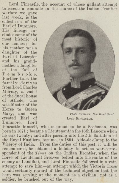 Lord Fincastle autorstwa English Photographer