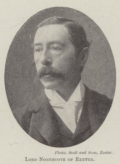 Lord Northcote z Exeter autorstwa English Photographer