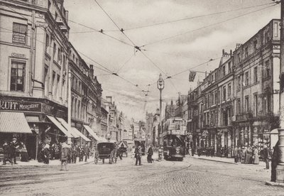 Lord Street, Liverpool (zdjęcie czarno-białe) autorstwa English Photographer