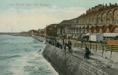 Dolna Parada, Wschodni Klif, Ramsgate. Pocztówka wysłana w 1913 roku. autorstwa English Photographer