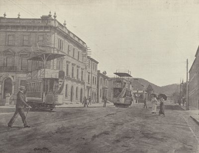 Ulica Macquarie, patrząc od katedry, Hobart autorstwa English Photographer