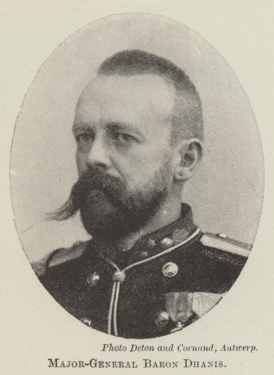 Generał dywizji baron Dhanis autorstwa English Photographer